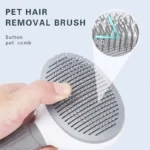 Pet Dog Brush Cat Comb Self Cleaning Pet Hair Remover Brush For Dogs Cats Grooming Tools Pets Dematting Comb Dogs Accessories - Imagen 3