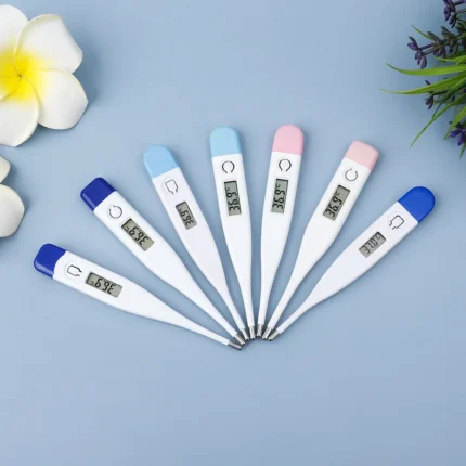 1pc Home Digital Thermometer Portable Electronic Accurate Thermometer Fever Cold Underarm Oral Body Head Healthy Care